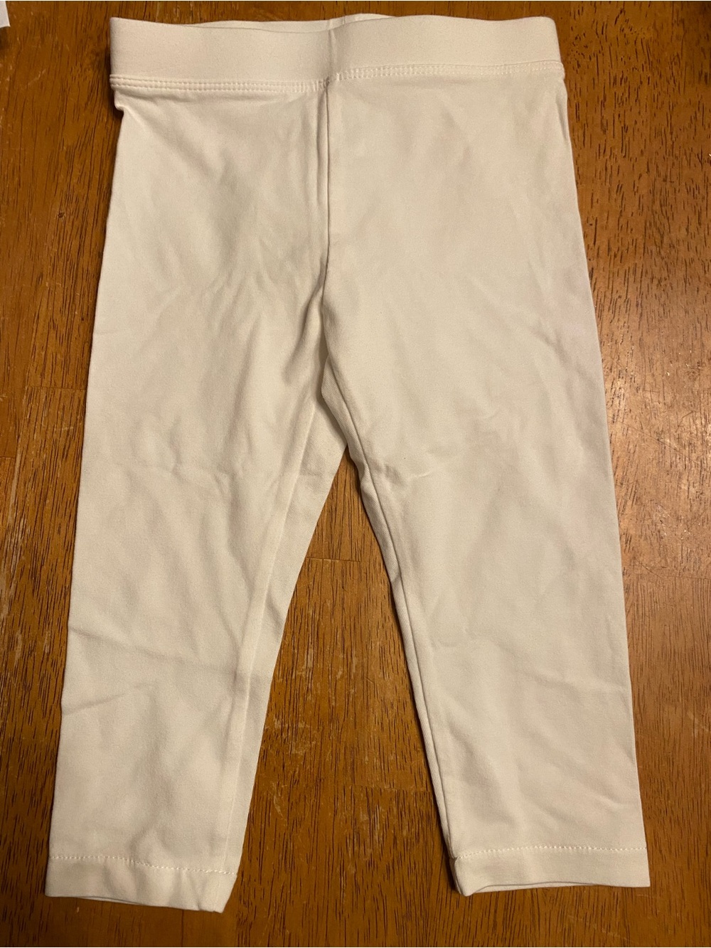 Crewcuts White Girls' Stretch Cotton Leggings